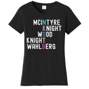 Mcintyre Knight Wood Knight Wahlberg Women's T-Shirt