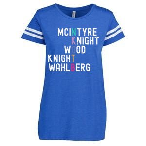 Mcintyre Knight Wood Knight Wahlberg Enza Ladies Jersey Football T-Shirt