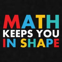 Math Keeps You In Shape Geeky Math Nerdy Funny Pi Day Great Gift Ladies PosiCharge Tri-Blend Wicking Tank