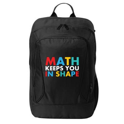 Math Keeps You In Shape Geeky Math Nerdy Funny Pi Day Great Gift City Backpack