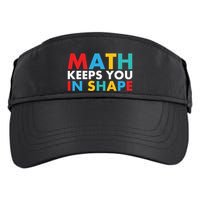 Math Keeps You In Shape Geeky Math Nerdy Funny Pi Day Great Gift Adult Drive Performance Visor