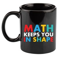 Math Keeps You In Shape Geeky Math Nerdy Funny Pi Day Great Gift 11oz C Handle Ceramic Mug