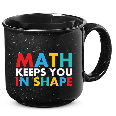 Math Keeps You In Shape Geeky Math Nerdy Funny Pi Day Great Gift 15oz Campfire Ceramic Mug