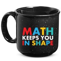 Math Keeps You In Shape Geeky Math Nerdy Funny Pi Day Great Gift 15oz Campfire Ceramic Mug