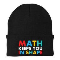 Math Keeps You In Shape Geeky Math Nerdy Funny Pi Day Great Gift Knit Cap Winter Beanie