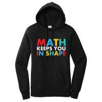 Math Keeps You In Shape Geeky Math Nerdy Funny Pi Day Great Gift Women's Pullover Hoodie
