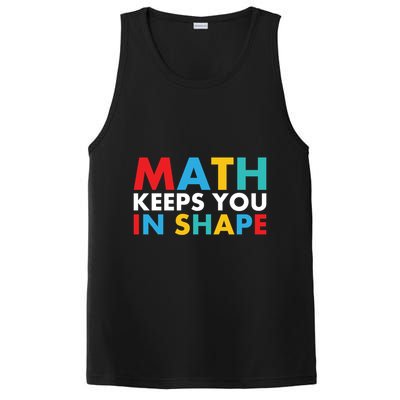 Math Keeps You In Shape Geeky Math Nerdy Funny Pi Day Great Gift PosiCharge Competitor Tank