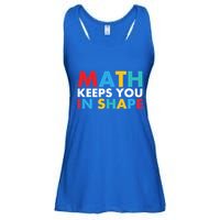 Math Keeps You In Shape Geeky Math Nerdy Funny Pi Day Great Gift Ladies Essential Flowy Tank