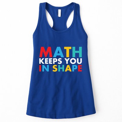 Math Keeps You In Shape Geeky Math Nerdy Funny Pi Day Great Gift Womens Tank Top