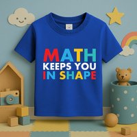 Math Keeps You In Shape Geeky Math Nerdy Funny Pi Day Great Gift Toddler T-Shirt