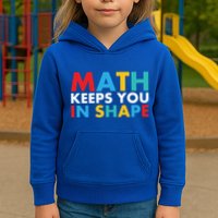 Math Keeps You In Shape Geeky Math Nerdy Funny Pi Day Great Gift Kids Hoodie