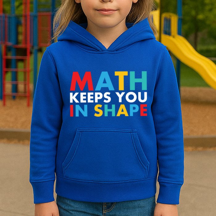 Math Keeps You In Shape Geeky Math Nerdy Funny Pi Day Great Gift Kids Hoodie