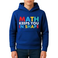 Math Keeps You In Shape Geeky Math Nerdy Funny Pi Day Great Gift Kids Hoodie