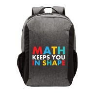 Math Keeps You In Shape Geeky Math Nerdy Funny Pi Day Great Gift Vector Backpack