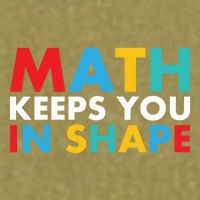 Math Keeps You In Shape Geeky Math Nerdy Funny Pi Day Great Gift Garment-Dyed Women's Muscle Tee