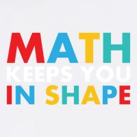Math Keeps You In Shape Geeky Math Nerdy Funny Pi Day Great Gift Garment-Dyed Sweatshirt
