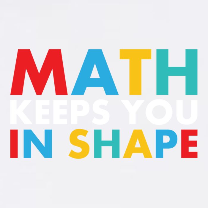 Math Keeps You In Shape Geeky Math Nerdy Funny Pi Day Great Gift Garment-Dyed Sweatshirt