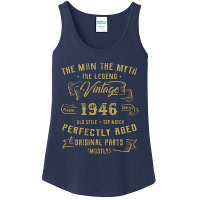 Myth Legend 1946 Birthday Gift For 76 Ladies Essential Tank