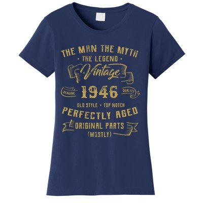 Myth Legend 1946 Birthday Gift For 76 Women's T-Shirt