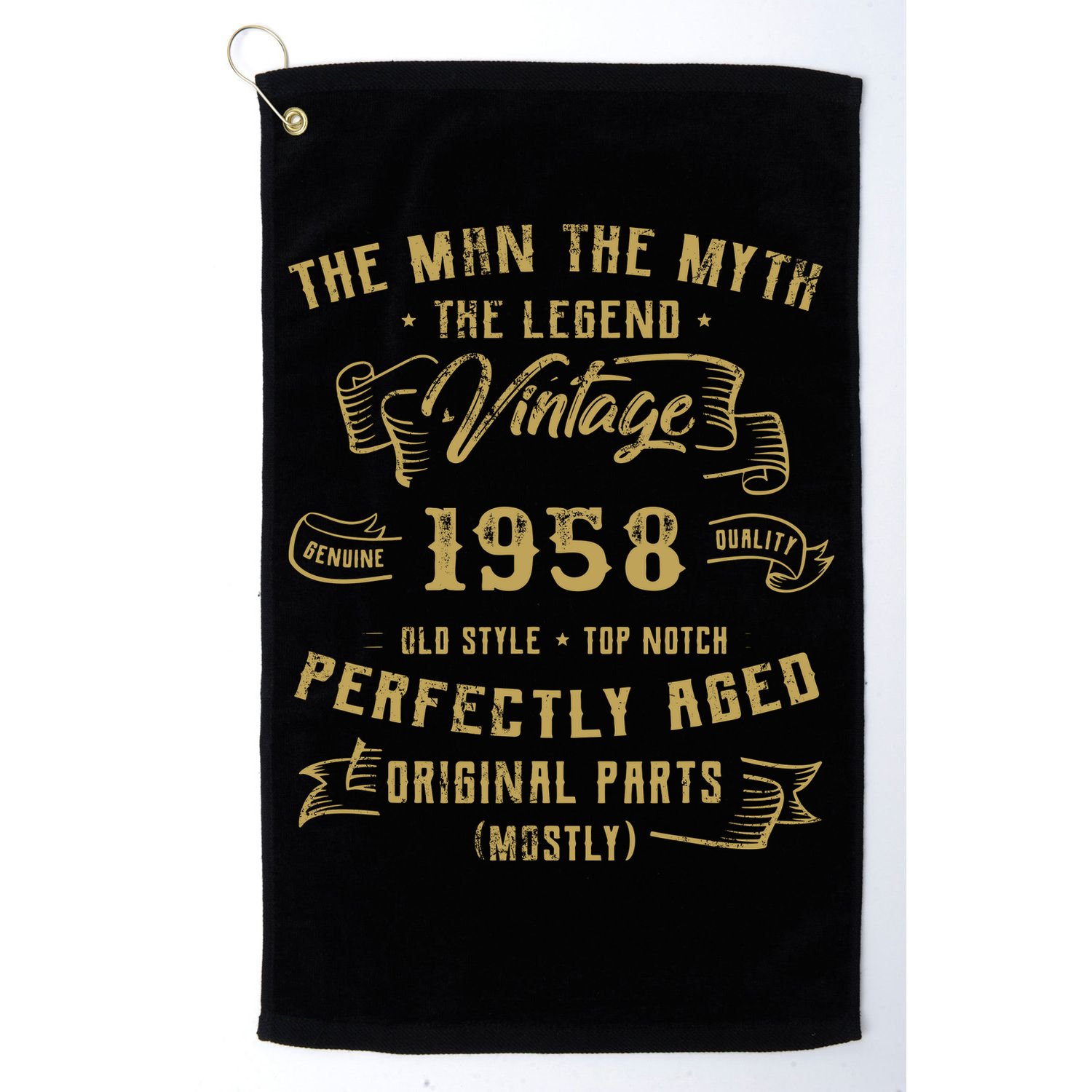 Myth Legend 1958 Birthday Gift For 64 Golf Towel