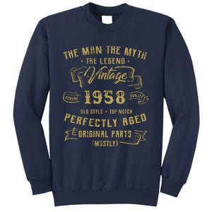 Myth Legend 1958 Birthday Gift For 64 Sweatshirt