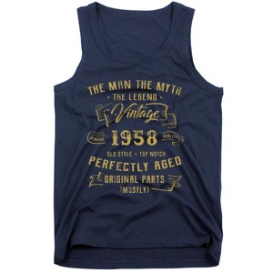 Myth Legend 1958 Birthday Gift For 64 Tank Top