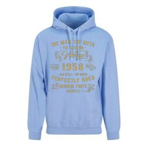 Myth Legend 1958 Birthday Gift For 64 Unisex Surf Hoodie