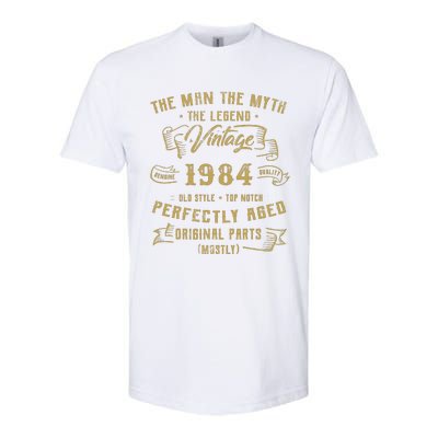 Myth Legend 1984 Birthday Gift For 38 Softstyle® CVC T-Shirt