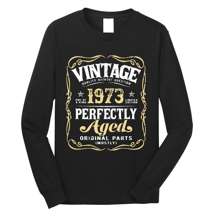 Myth Legend 1973 Birthday Gift For 49 Long Sleeve Shirt