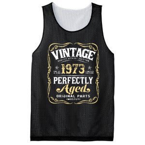 Myth Legend 1973 Birthday Gift For 49 Mesh Reversible Basketball Jersey Tank