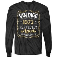 Myth Legend 1973 Birthday Gift For 49 Tie-Dye Long Sleeve Shirt