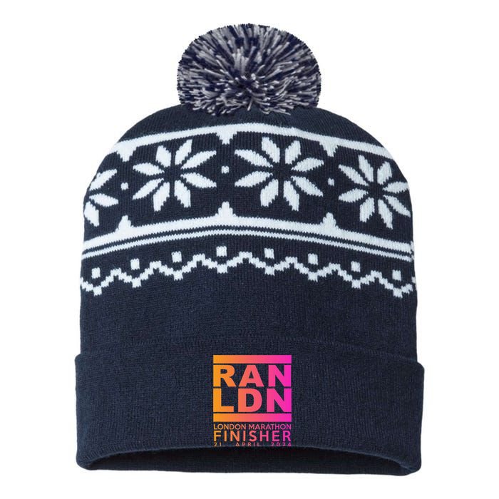 Marathon London 2024 Finisher USA-Made Snowflake Beanie