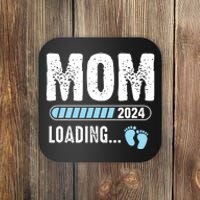 Mom Loading 2024 Funny Baby Announcement Soon To Be Mommy Coaster