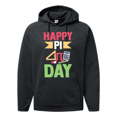 Math Lover 3 14 Humor Math Teacher Student Happy Pi Day Gift Performance Fleece Hoodie