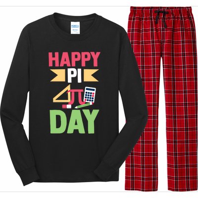 Math Lover 3 14 Humor Math Teacher Student Happy Pi Day Gift Long Sleeve Pajama Set