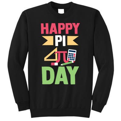 Math Lover 3 14 Humor Math Teacher Student Happy Pi Day Gift Tall Sweatshirt