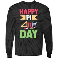 Math Lover 3 14 Humor Math Teacher Student Happy Pi Day Gift Tie-Dye Long Sleeve Shirt