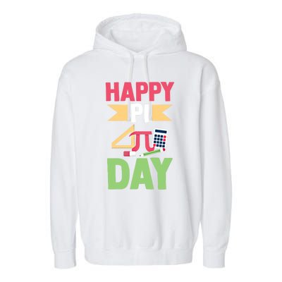 Math Lover 3 14 Humor Math Teacher Student Happy Pi Day Gift Garment-Dyed Fleece Hoodie