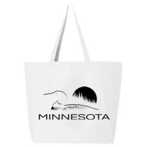 Minnesota Loon And Trees In Moonlight Gift 25L Jumbo Tote