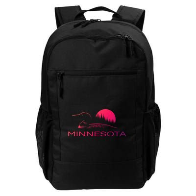 Minnesota Loon And Trees In Moonlight Gift Daily Commute Backpack