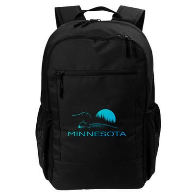 Minnesota Loon And Trees In Moonlight Gift Daily Commute Backpack