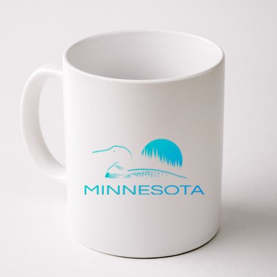 Minnesota Loon And Trees In Moonlight Gift Coffee Mug