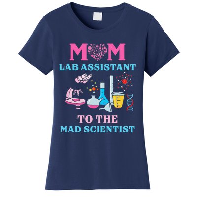 Mom Lab Assistant To The Mad Scientist Party Birthday Women's T-Shirt