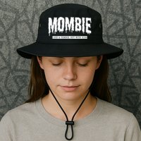 Mombie Like A Zombie But With Kids Funny Halloween Mom Bucket Hat