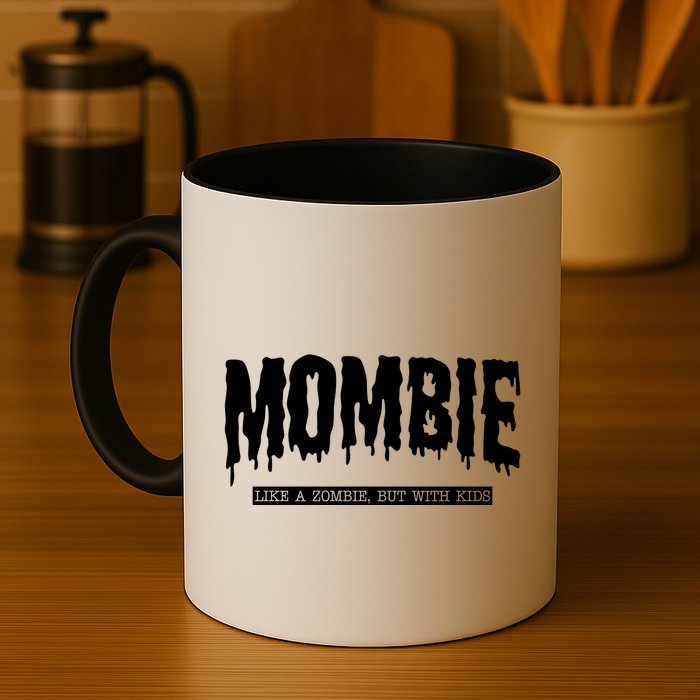 Mombie Like A Zombie But With Kids Funny Halloween Mom Mug