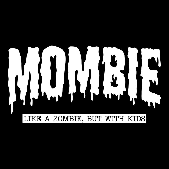 Mombie Like A Zombie But With Kids Funny Halloween Mom 16 in Basic Backpack