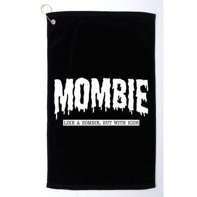 Mombie Like A Zombie But With Kids Funny Halloween Mom Golf Towel