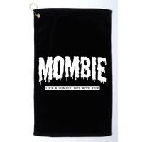 Mombie Like A Zombie But With Kids Funny Halloween Mom Golf Towel