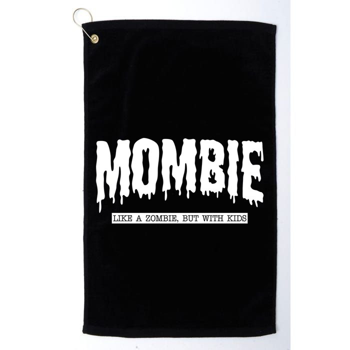 Mombie Like A Zombie But With Kids Funny Halloween Mom Golf Towel