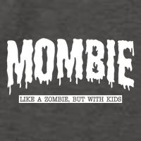 Mombie Like A Zombie But With Kids Funny Halloween Mom Vector Backpack